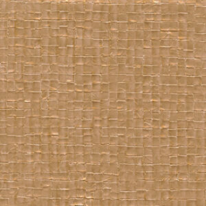 Beige Elitis-behang uit de Glass Nacres collectie met een glanzende, vierkante textuurstructuur.