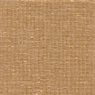 Beige Elitis-behang uit de Glass Nacres collectie met een glanzende, vierkante textuurstructuur.