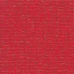 Rood Elitis-behang uit de Glass Nacres-collectie met een structuur van kleine, onregelmatige vierkantjes.