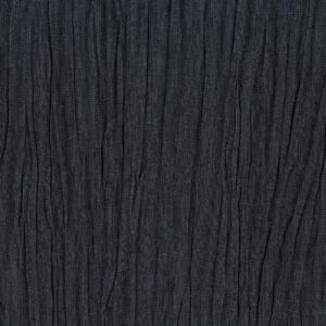 Donkergrijs Elitis Lin Plâtre Himalaya RM 1049-80 behang met een geplooide linnenstructuur.