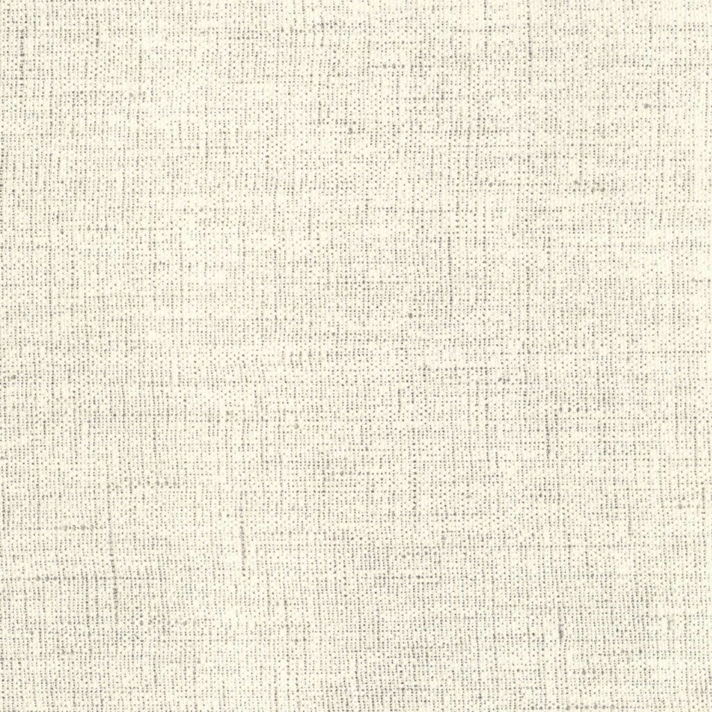 Lichtbeige Elitis Lin Plâtre behang met een subtiele linnenstructuur en metallic afwerking.