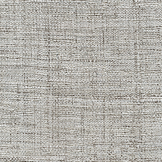 Grijs Elitis-behang uit de Madagascar-collectie met een textuur van grof geweven stofpatroon.