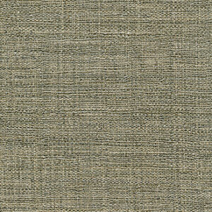 Behang met een natuurlijke textielstructuur in gemêleerde grijs- en groentinten uit de Elitis Madagascar collectie, model VP 631 19.