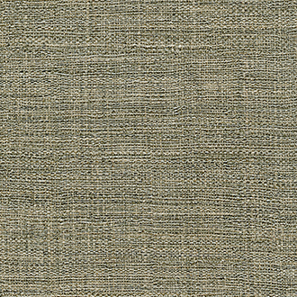 Behang met een natuurlijke textielstructuur in gemêleerde grijs- en groentinten uit de Elitis Madagascar collectie, model VP 631 19.