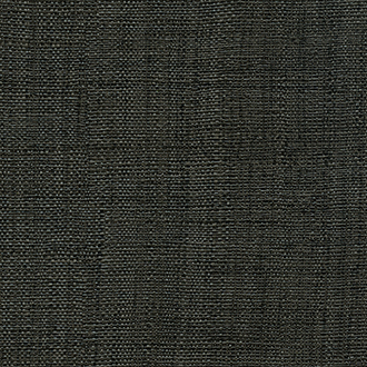 Donkergrijs Elitis-behang uit de Madagascar-collectie met een grove geweven textuur (VP 631 41).