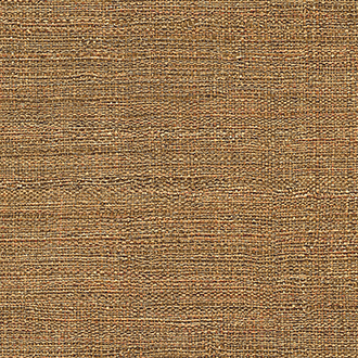 Natuurlijke geweven textuur van Elitis behang uit de Madagascar-serie in warme bruintinten.