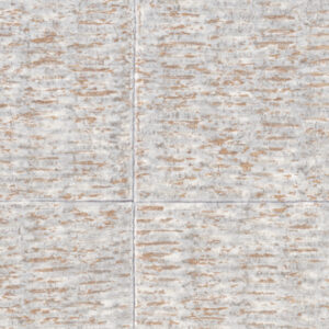 Textuur van Elitis behang Natural Mood VP 915 10 met een rustiek, gevlekt patroon in grijstinten en warme beige accenten.