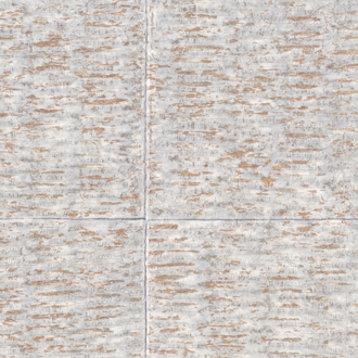Textuur van Elitis behang Natural Mood VP 915 10 met een rustiek, gevlekt patroon in grijstinten en warme beige accenten.