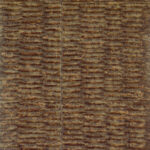 Behang Elitis Natural Mood in koperkleur met een structuur van horizontale, organische lijnen.