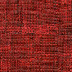 Rood Elitis Raffia behang met grove textuur en geweven structuur (model VP 601 47).