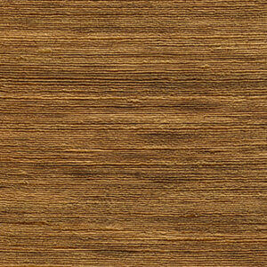 Structuurbehang Elitis Talamone Seta VP 850 07 met horizontale, goudbruine textiellijnen.