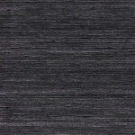 Donkergrijs Elitis Talamone Seta VP 850 18 behang met fijne horizontale textuurstrepen.