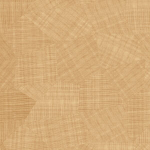 Beige Elitis behang VP 987 03 met een abstract patroon van geweven lijnen en geometrische vormen.