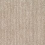 Beige Elitis Alcove behang met een fijne verticale ribbelstructuur.