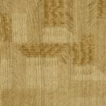 Reliefbehang met houtstructuur in geometrisch patroon uit de Elitis Bois Sculpté Ramille collectie.