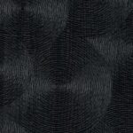 Donker Elitis-behang Bois Sculpté Volute VP 937 80 met een structuur van ingegraveerde concentrische cirkels in houtlook.