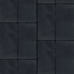 Donkerblauw Elitis Hanji Nishino RM 1059 80 behang met een patroon van onregelmatige vierkante vlakken.