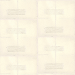 Lichtbeige Elitis Hanji Noto RM 1058 01 behang met een subtiel vierkant patroon en horizontale textuurlijnen.