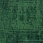 Groen Elitis-behang uit de La Caravane collectie met een textielachtige, artistieke structuur.
