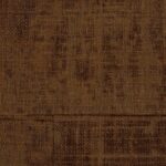 Donkerbruin Elitis behang uit de La Caravane collectie met een textielachtige, verweerde linnenstructuur.