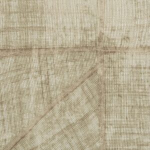 Beige Elitis La Caravane Chogak VP 943 03 behang met textuur en geometrisch patchworkpatroon.