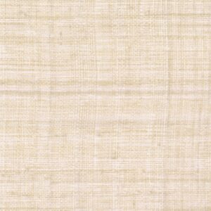Beige Elitis-behang met een geweven structuur van natuurlijke abaca-vezels.