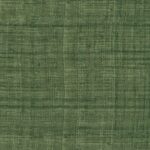 Groen Elitis behang van de Matieres Végétales Abaca collectie met een geweven textuur.