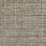 Beige-grijs Elitis behang van natuurlijke abaca vezels met een grof geweven textuur.
