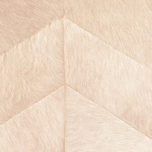 Licht beige Elitis behang uit de Memoires Santa Fe collectie met een patroon van diagonale, zachte textuurvlakken.