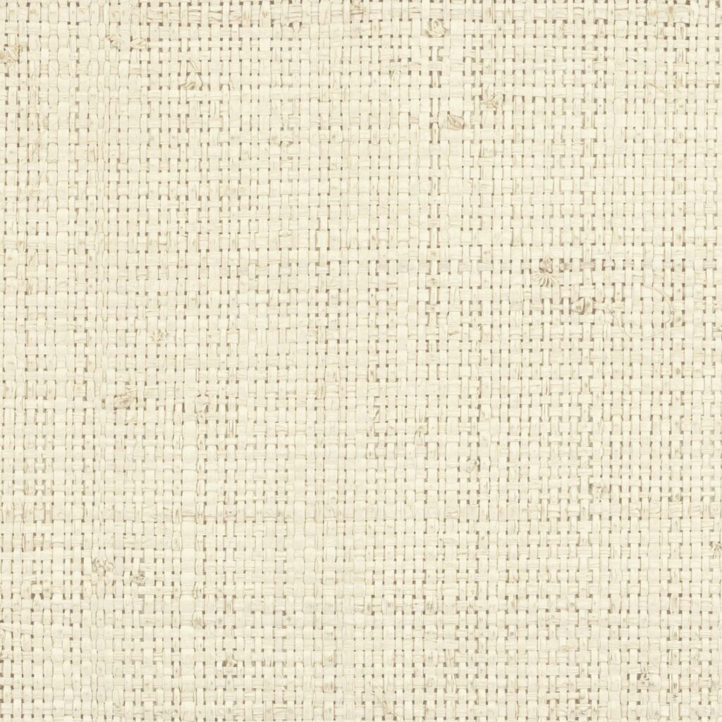 Beige Elitis Merida behang met een grove, geweven textuur en natuurlijke uitstraling.
