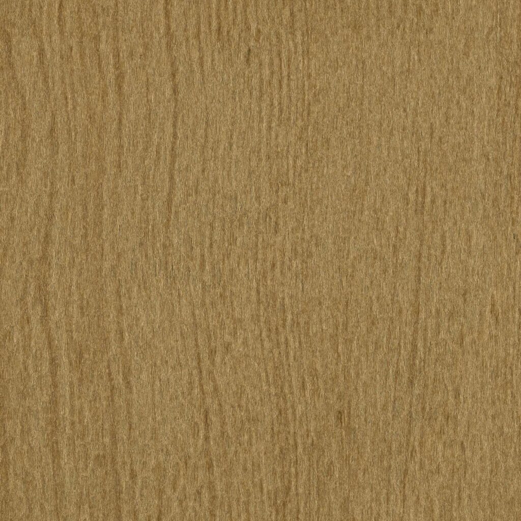 Houtlook behang met een gesculpteerde textuur in een warme bruingouden tint uit de Elitis Bois Sculpte collectie.