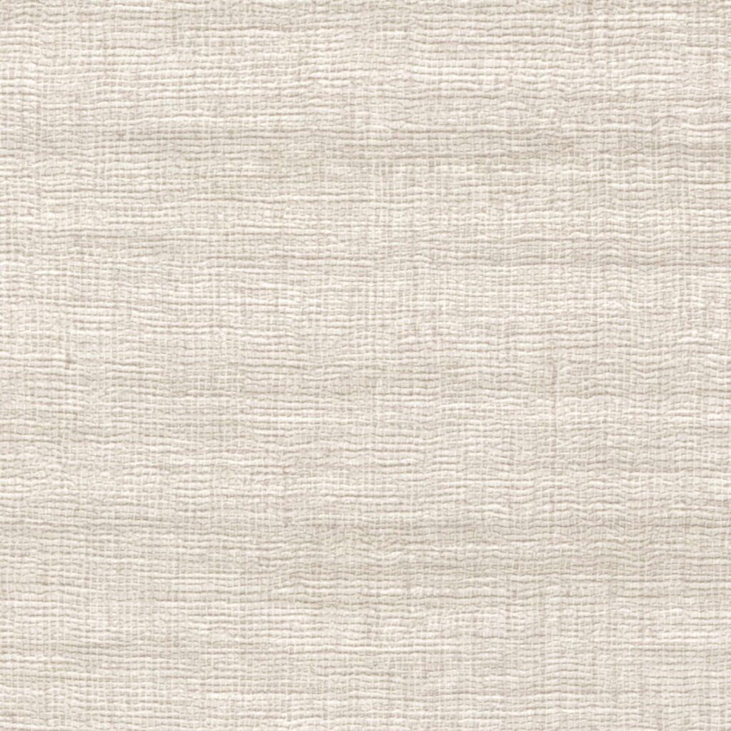 Lichtbeige Elitis Ceres Rhea VP 1008 02 behang met een fijne, horizontaal en verticaal geweven textuur.