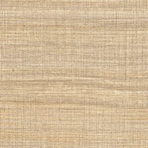 Beige Elitis Ceres Rhea VP 1008 06 behang met een geweven textuur en natuurlijke linnenlook.