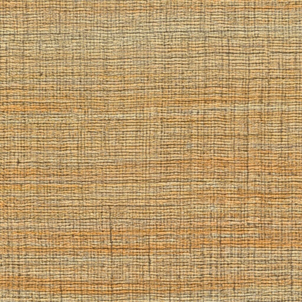 Textuur van Elitis Ceres Rhea VP 1008 11 behang met een geweven linnenachtig patroon in warme aardetinten.
