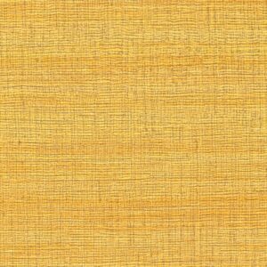 Geel Elitis Ceres Rhea VP 1008 21 behang met een geweven textuurpatroon.