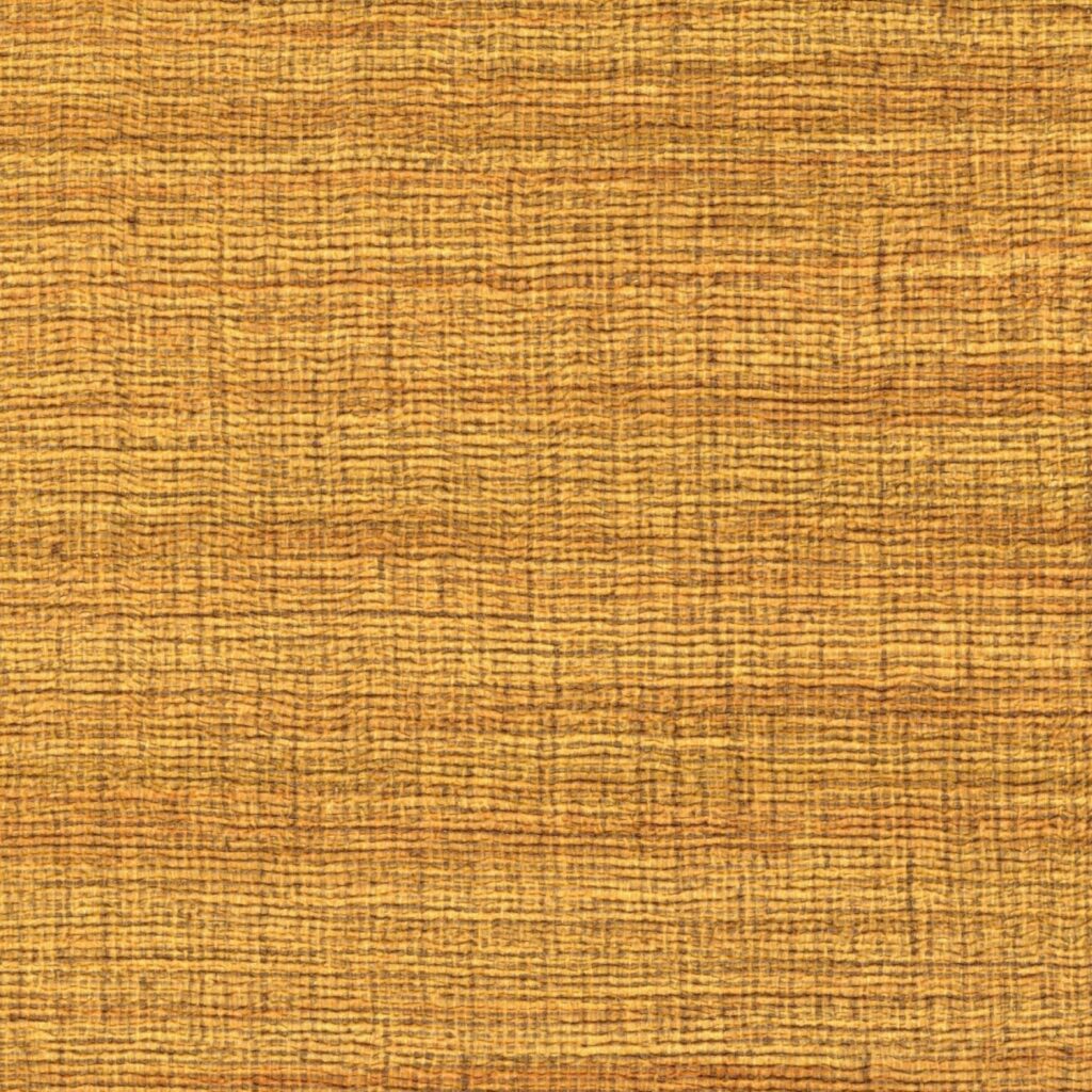 Textuur van Elitis Ceres Rhea VP 1008-22 behang met een geweven, goudbruine structuur.