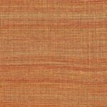 Oranjegekleurd Elitis Ceres Rhea VP 1008-36 behang met een geweven structuur en natuurlijke textuur.