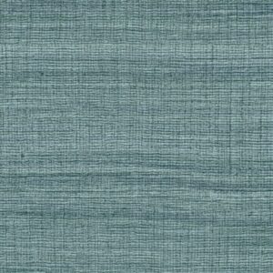 Groenblauw wandbekledingsmateriaal Elitis Ceres Rhea VP 1008 40 met een textuur van fijn geweven linnen.