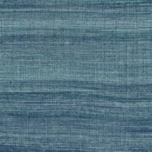 Blauwgroen Elitis Ceres Rhea VP 1008-42 behang met subtiele horizontale textuur.