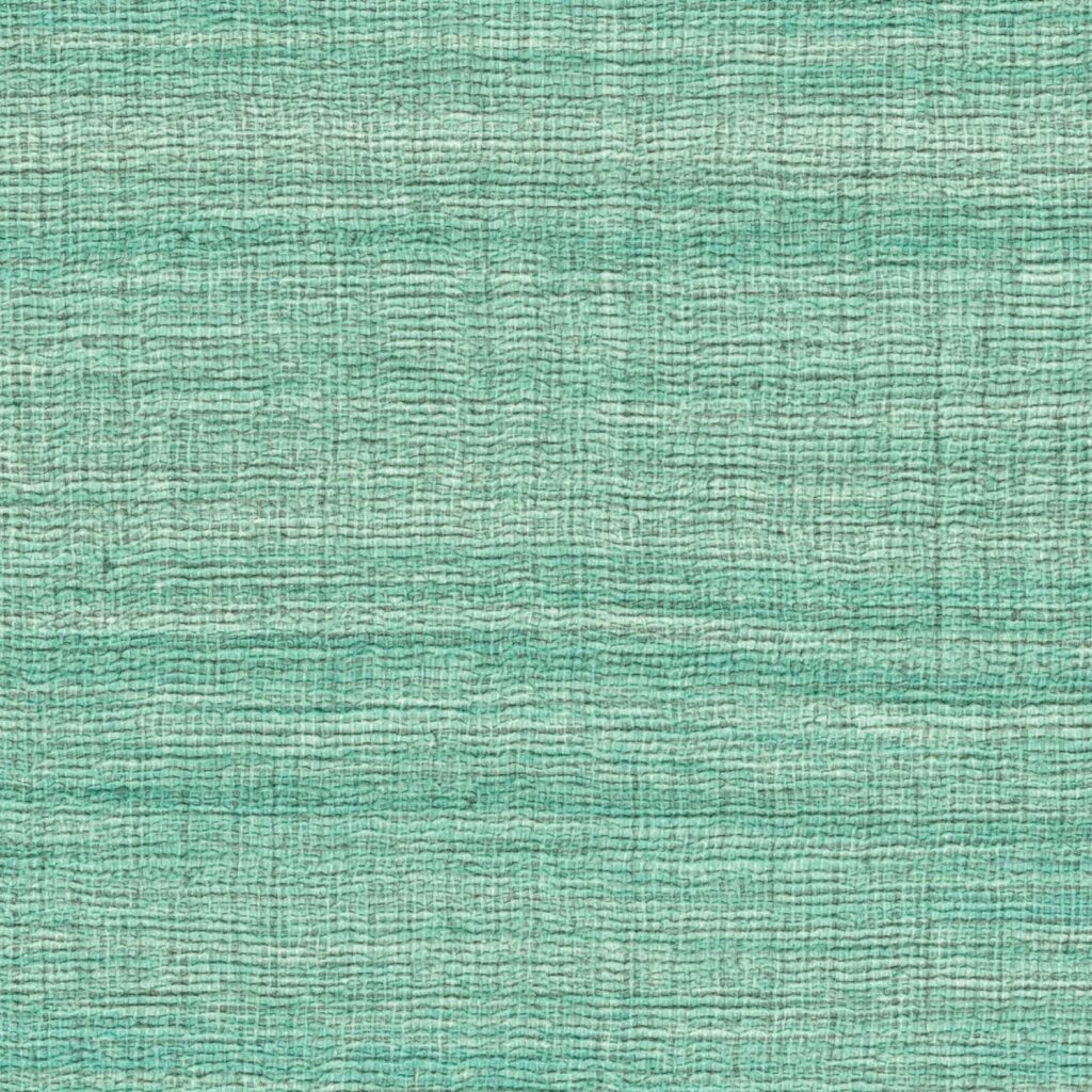 Groen geweven Elitis Ceres Rhea VP 1008 60 behang met een licht textiele structuur.