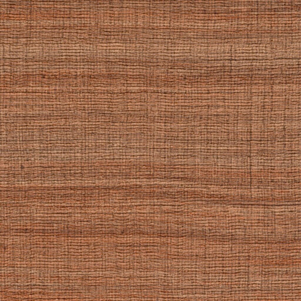 Bruin Elitis Ceres Rhea VP 1008-70 behang met een geweven textuur en natuurlijke linnenlook.