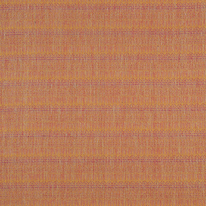 Oranje en roze geweven stof met een fijne textuur en subtiele horizontale strepen, Elitis Excentric Andy LW 911 54.