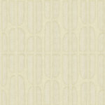 Beige Elitis Forms Twisted Lin behang met een modern, geometrisch patroon van verticale en afgeronde vormen.