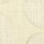 Beige wandbekleding Elitis Forms Wall Twisted Lin RM 1053 01 met subtiel textielpatroon en ronde reliëfstructuren.