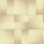Beige wandpatroon uit de Elitis Maestria Circe RM 1072-01 collectie met een geometrisch geweven textuur.