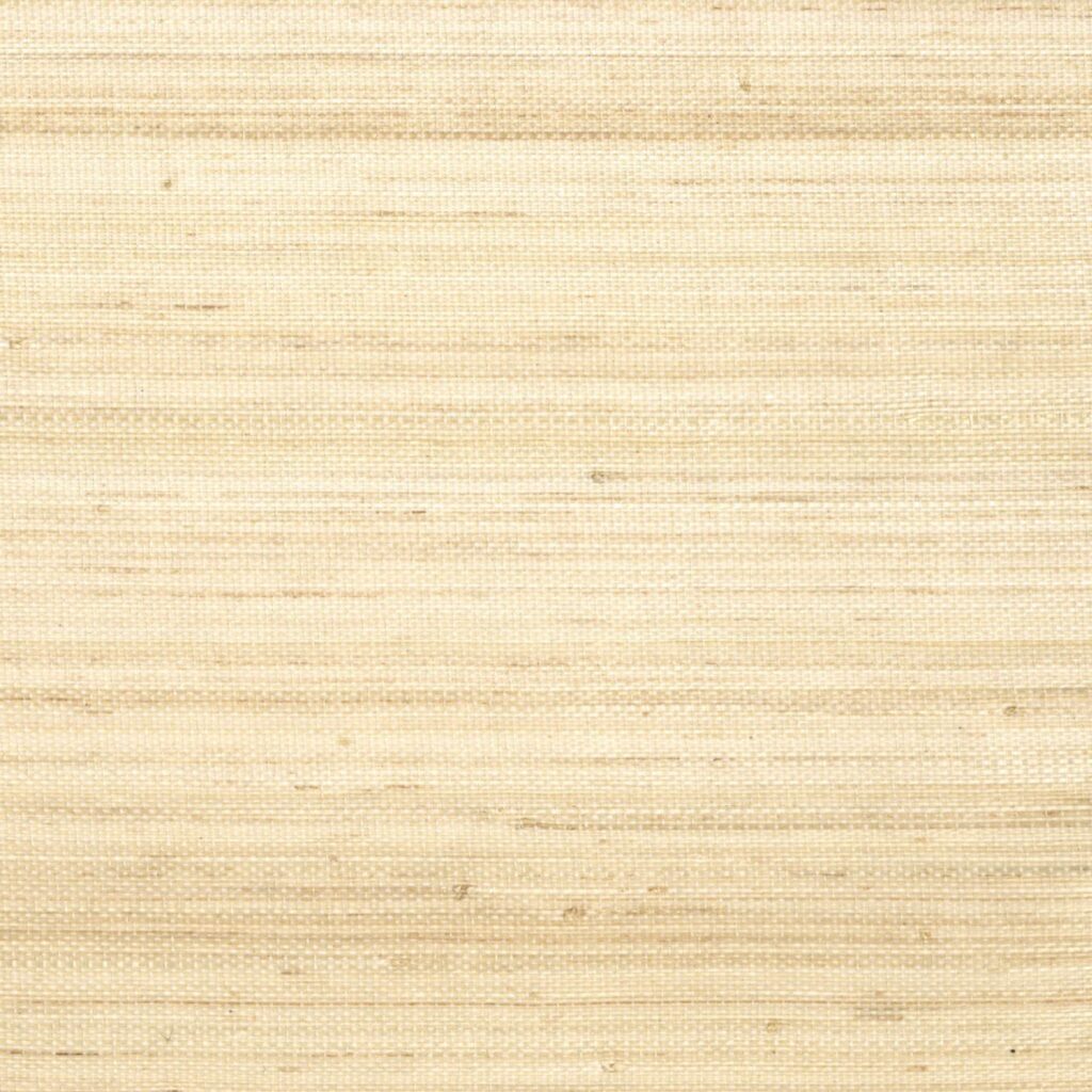 Beige natuurvezel behang met een subtiele horizontale weefstructuur uit de Elitis Maestria Pur Abaca collectie.