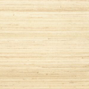 Beige natuurvezel behang met een subtiele horizontale weefstructuur uit de Elitis Maestria Pur Abaca collectie.