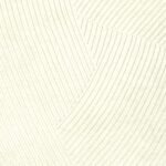 Lichtbeige Elitis Circolo VP 976 02 wandbekleding met reliëf in organisch gebogen lijnenpatroon.