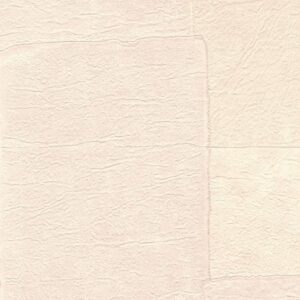 Lichtbeige Elitis Sangpi VP 1018 03 behang met subtiele textuur en leerachtige structuur.
