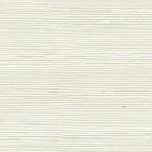 Textuur van Elitis Sisal Métallique RM 1073-90 behang in lichtbeige met subtiele horizontale lijnen.